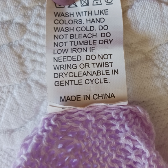 Lavender Lightweight Cardigan with Short Sleeves - Picture 9 of 9